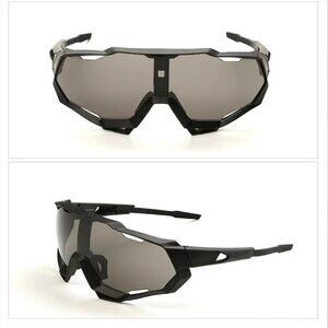 Men Sports Sunglasses‎ Fashion Designer Retro Black Lens Outdoor Driving Lentes